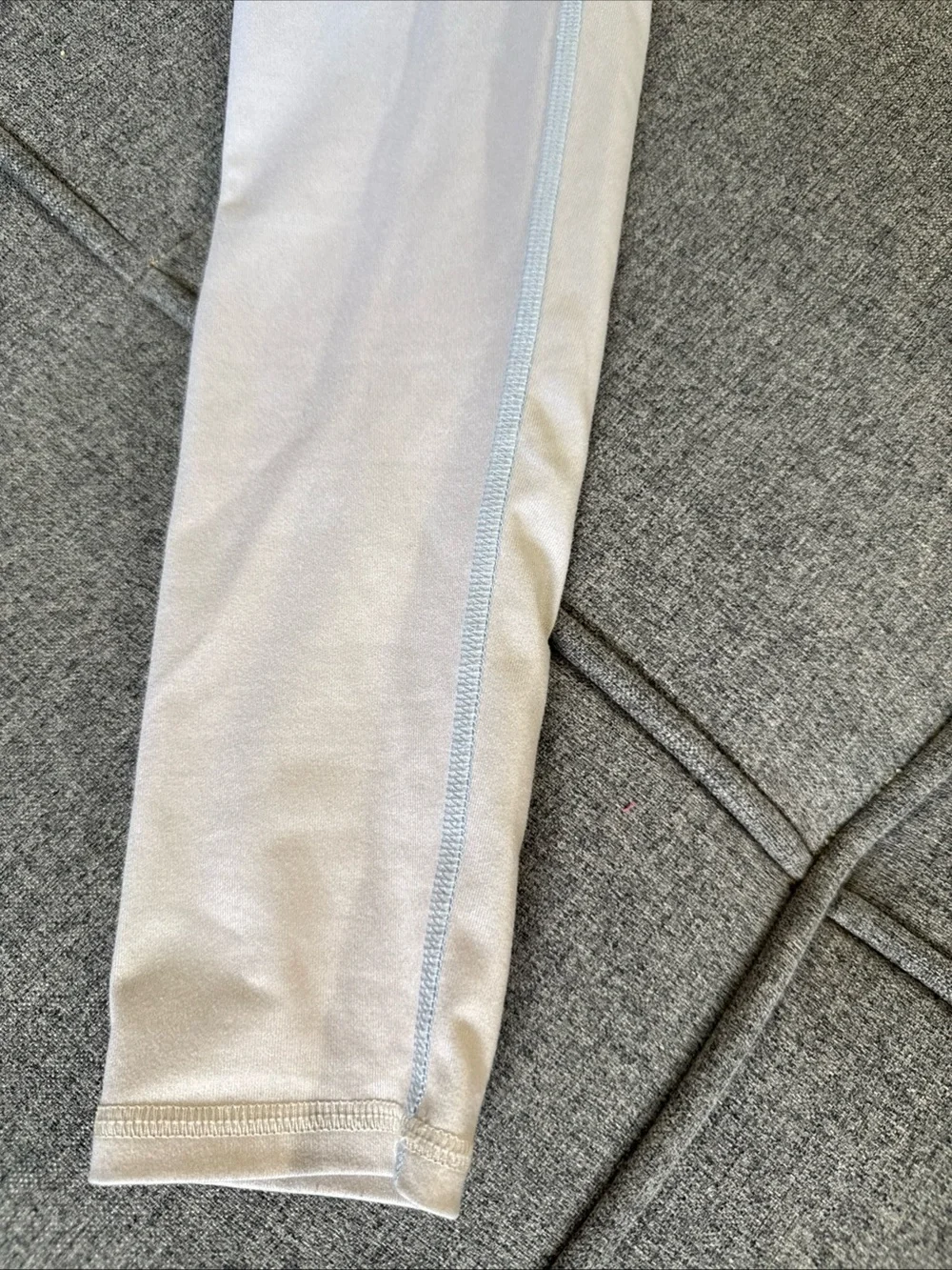 Alo Yoga Leggings Womens XS Blue Ombre Neon Orange Stripe Activewear